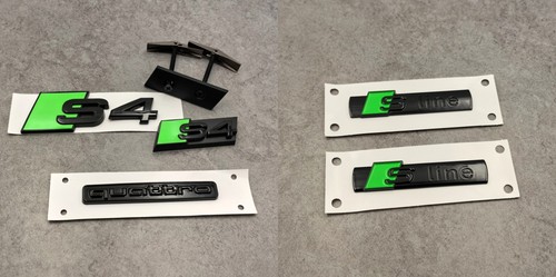 Nero verde emblema - nero/verde, s4