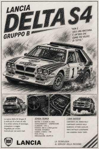 Lancia delta group - s4, rally
