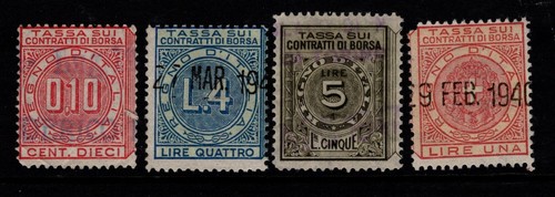 Francobolli italia anni 4 - francobolli,
